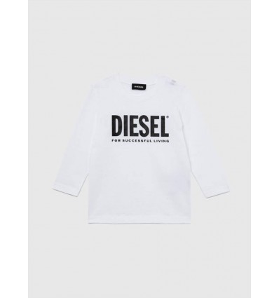 T-Shirt Tjustlogob Bianco Diesel