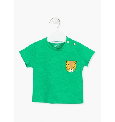 T-Shirt Leopardo Verde