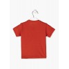 T-Shirt family camp rosso 