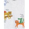 T-Shirt Animals Grigio Melange